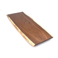 Live Edge Platte, Tischplatte, Bar-Top, Regal, Kopfteil, Whatnot, Fumed Oak von Everniture