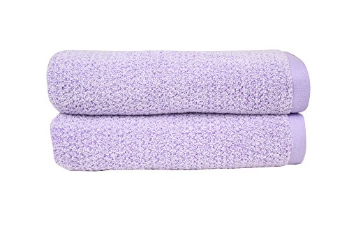 Everplush 1 und 2 Stück schnell trocknende Bettlaken (1 und 2 Pack), (2 Stück) Badetücher (76,2 x 142,2 cm), Lavendel, 2 Stück von Everplush