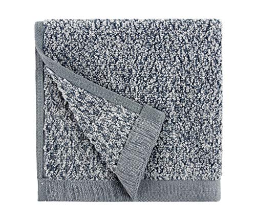 Everplush Diamond Jacquard Quick-Dry Waschlappen-Handtuch-Set, Baumwolle, Mikrofaser, Dusk, 6 x Washcloth (13 x 13 in), 6 von Everplush