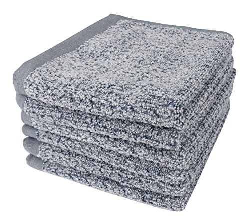 Everplush Diamond Jacquard schnelltrocknend Waschlappen-Set, Mikrofaser, Dusk, 6 x Washcloth (13 x 13 in), 6 von Everplush