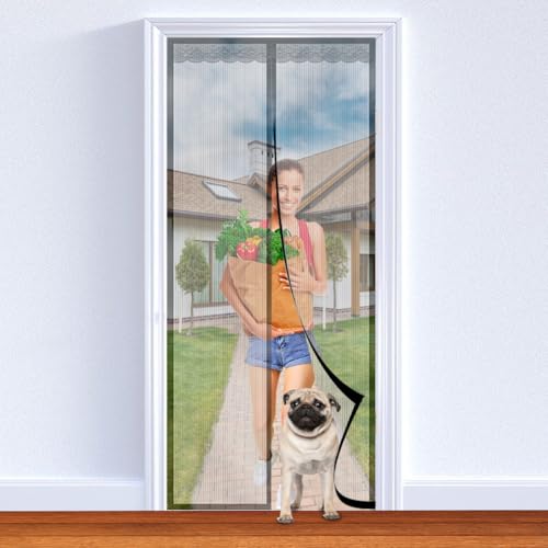 Everpwr 100X210 cm Fliegengitter Tür, Magnet Insektenschutz Balkontür, Fliegenschutz Terrassentür Katzenkrallen Sicher, Stärkere Magneten Everpwr 100X210 cm Fliegengitter Tür, Magnet Insektenschutz Balkontür, Fliegenschutz Terrassentür Katzenkrallen Sicher, Stärkere Magneten von Everpwr