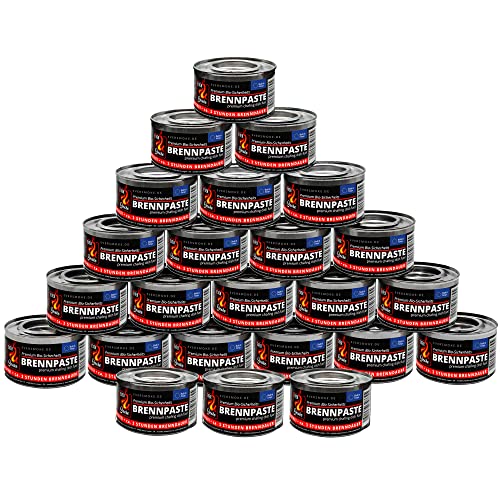 24x Eversmoke Sicherheits Premium Bio Brennpaste Brenngel Chafing Dish Speisenwärmer (24 Dosen je 200g) von EVERSMOKE
