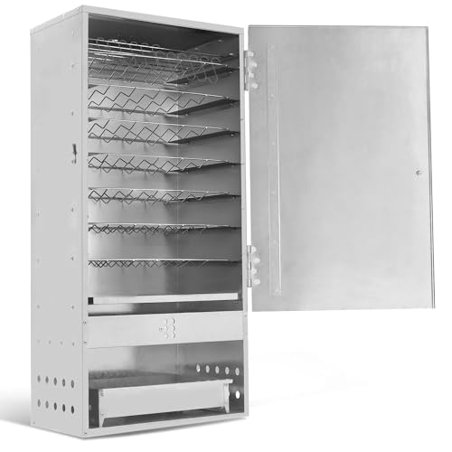 Eversmoke Edelstahl Räucherofen Jumbo Pro inkl. Thermometer 110cm | Räucherschrank von EVERSMOKE