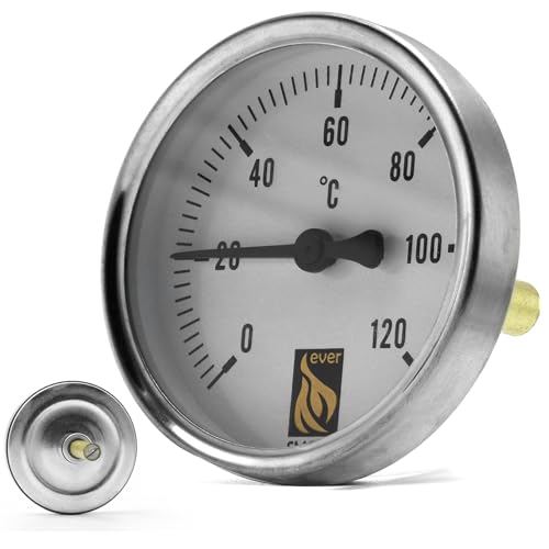 Eversmoke Räucher-Thermometer, Räucherthermometer mit präzisem Messbereich von 0-120°C für Räucherofen, Grill von EVERSMOKE