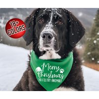 Frohe Weihnachten Ya Schmutziges Tier Bandana - Lustiges Weihnachtshundehalstuch Feiertagshundehalstuch Hund von EveryJaye