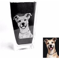 Gravierte Foto Vase Personalisiertes Geätztes Glas Geschenk, Blumen, Muttertag Geburtstag, Hochzeit, Jahrestag, Katze, Hund, Haustier, Kinder von EveryRoseUK