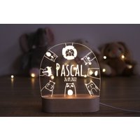 Personalisiertes Nachtlicht Aus Acryl | Taufgeschenk, Babygeschenk Geburt Nachtlampe #14 von EverybodysLaser