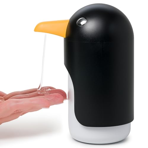 Everyday Solutions Soapbuds Pinguin-Seifenspender, nachfüllbar, langlebig, unzerbrechlicher Kunststoff, niedliches 3D-Design, wiederverwendbar, Schulen, Badezimmer und Küchenspülen von Everyday Solutions