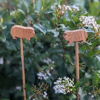 Eiche Meerschweinchen Cane Topper | 2Er Set von EverythingGuineaPig