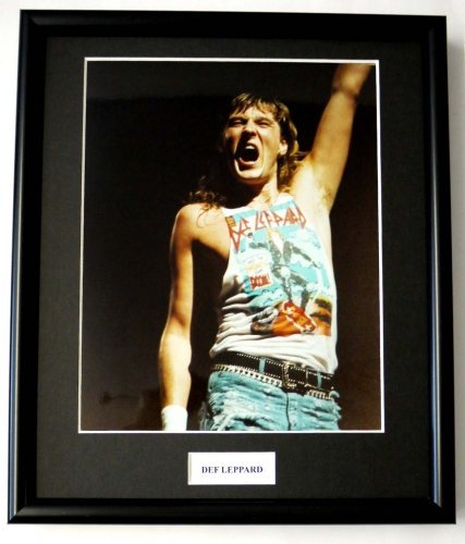DEF LEPPARD/Gerahmtes Foto von Everythingcollectible