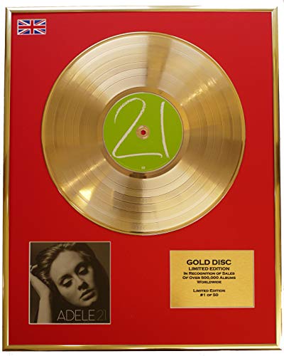 Everythingcollectible Adele Goldene Schallplatte Record Limitierte Edition 21 von Everythingcollectible