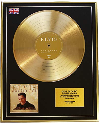 Everythingcollectible Elvis Presley/Goldene Schallplatte Record Limitierte Edition/Christmas with Elvis & The ROYAL Philharmonic Orchestra von Everythingcollectible