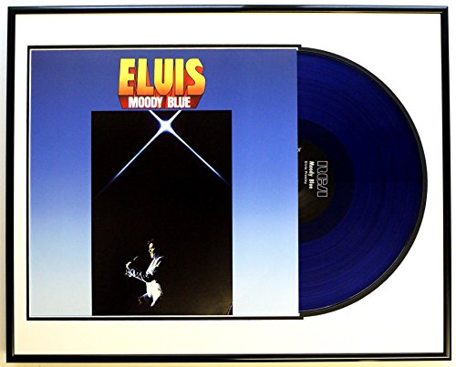 Everythingcollectible Elvis Presley/LP AUFZEICHNUNG/Rahmen/Moody Blue von Everythingcollectible