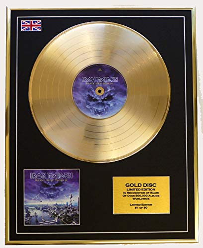 Everythingcollectible Iron Maiden/Goldene Schallplatte Record Limitierte Edition/Brave New World von Everythingcollectible