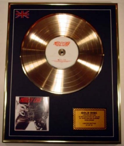 Everythingcollectible Motley Cure/Goldene Schallplatte Record Limitierte Edition/Too Fast for Love von Everythingcollectible