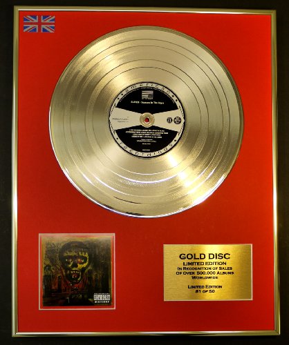 Everythingcollectible Slayer/Limitierte Edition Goldene Schallplatte/Record/Seasons IN The Abyss von Everythingcollectible