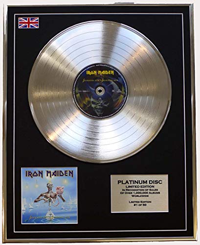 IRON MAIDEN/Limitierte Edition Platin Schallplatte/SEVENTH SON OF A SEVENTH SON von Everythingcollectible