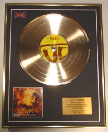 Limited Edition Cd Gold Disc Tupac Album 'Resurrection' / (Tupac) von Everythingcollectible