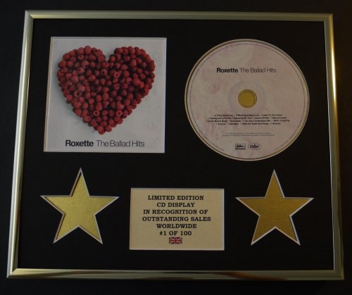 ROXETTE/CD-Darstellung/Limitierte Edition/COA/THE BALLAD HITS von Everythingcollectible