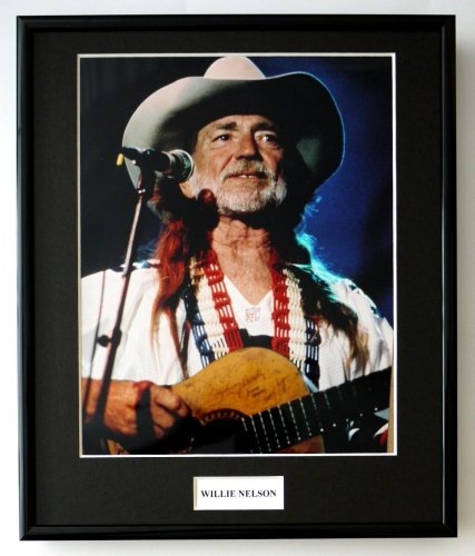 EC Willie Nelson/Foto/Gerahmt EC Willie Nelson/Foto/Gerahmt von Everythingcollectible
