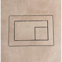 Wc Drückergarnitur Befliesbare Platte Model5 von EverythingflushDE
