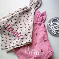 Schmusetuch Mit Ohren Musselin Schmusetuch Mit Ohren Musselin von EvgeniaMaykovaShop