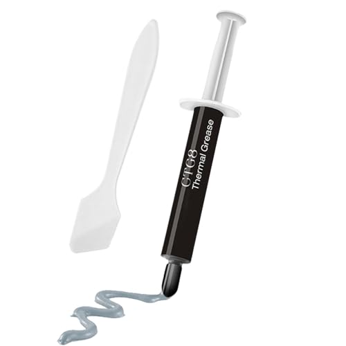 EviKoo CPU-Paste, High-Vibrationsgrad-Wärmeleitpaste, CPU-Wärmeleitpaste, Wärmeleitpaste für Kühlkörper, 1G/2G/4G hohe Wärmeleitfähigkeit CTG8 Kühlkörperpaste von EviKoo