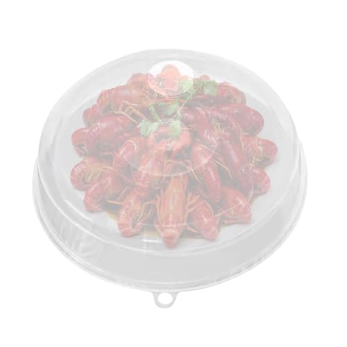EviKoo Mikrowellen-Abdeckhaube – Transparente, rutschfeste Abdeckung mit Belüftungsöffnungen für Küchen, Esszimmer, Kantinen, Restaurants von EviKoo
