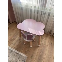 Tisch & 1 Stuhl-Set, Kleinkind-Spieltisch Aus Holz - Perfektes Kinderzimmer, Kinderzimmerdekor, Ideales Weihnachtsgeschenk Für Kinder, Wook Kids Tisch & 1 Stuhl-Set, Kleinkind-Spieltisch Aus Holz - Perfektes Kinderzimmer, Kinderzimmerdekor, Ideales Weihnachtsgeschenk Für Kinder, Wook Kids von Evihome