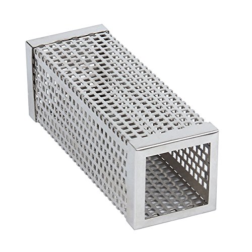 Evilandat Smokerröhre Räucherröhre aus 304 Edelstahl, für Gasgrill und Kohlegrill Pellet Räucherbox - 15cm Quadrat von Evilandat