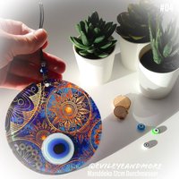 Nazarboncuk, Nazar-Amulett, Mati, Wanddeko, Wandbehang, #04 von Evileyeandmore