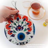 Nazarboncuk, Nazar-Amulett, Mati, Wanddeko, Wandbehang, #14 von Evileyeandmore