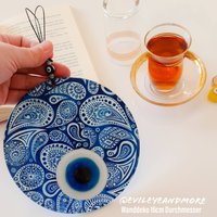 Nazarboncuk, Nazar-Amulett, Mati, Wanddeko, Wandbehang, #29 von Evileyeandmore