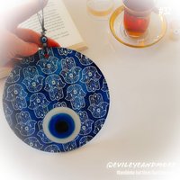 Nazarboncuk, Nazar-Amulett, Mati, Wanddeko, Wandbehang, #32 von Evileyeandmore