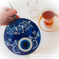Nazarboncuk, Nazar-Amulett, Mati, Wanddeko, Wandbehang, #34 von Evileyeandmore