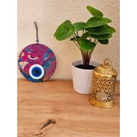 Nazarperle, Nazar Amulett, Nazarboncuk, Wandbehang, Wanddeko, Wanddeco, Nazar, Mataki, Ojosturcos, Ojitosturcos, Deco, Deko, Duvarsüsü, #19 von Evileyeandmore
