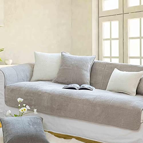 Evimstil Sofabezug rutschfeste Sofadecke，sofaschutz1 2 3 4-Seater L Shape Sofaschoner,Hund Katze Überwurf Hundedecke Ecksofa Sofa Schutzdecke Sofaschutz Hund Kratzschutz Katze,12#-110x160cm von Evimstil
