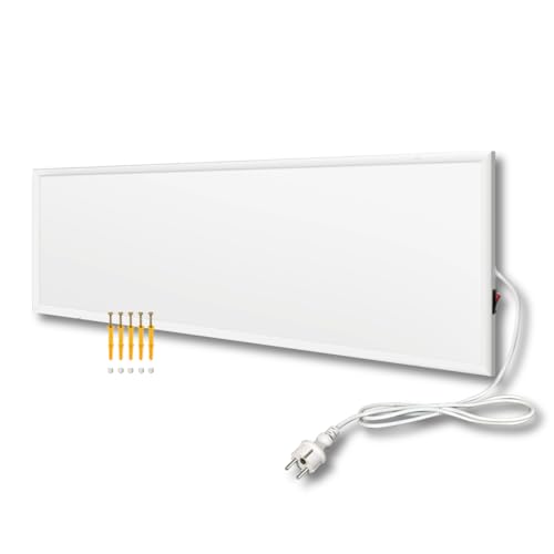 EVOKOR Infrarotheizung 300W, Infrarot Heizung Heizplatte Heizkörper Heizpaneel, Infarotheizkoerper Wandmontage mit Überhitzungsschutz, Wandheizung Elektrisch, Elektroheizung Energiesparend-1020*320mm EVOKOR Infrarotheizung 300W, Infrarot Heizung Heizplatte Heizkörper Heizpaneel, Infarotheizkoerper Wandmontage mit Überhitzungsschutz, Wandheizung Elektrisch, Elektroheizung Energiesparend-1020*320mm von Evokor