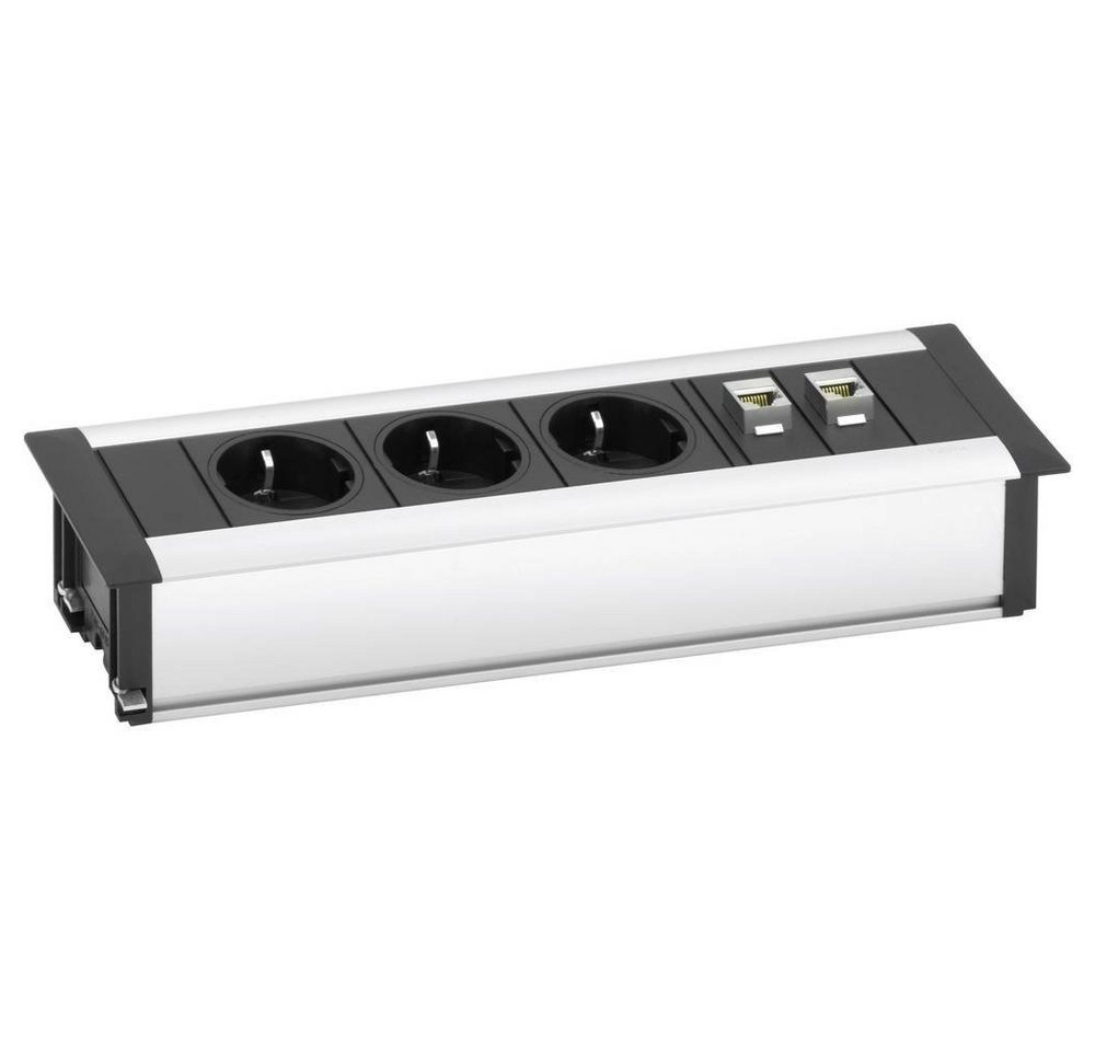 Evoline 3fach Einbau-Steckdosenleiste Data Dock Small 159610001000 Steckdosenleiste, erhöhter Berührungsschutz, versenkbar Evoline 3fach Einbau-Steckdosenleiste Data Dock Small 159610001000 Steckdosenleiste, erhöhter Berührungsschutz, versenkbar von Evoline