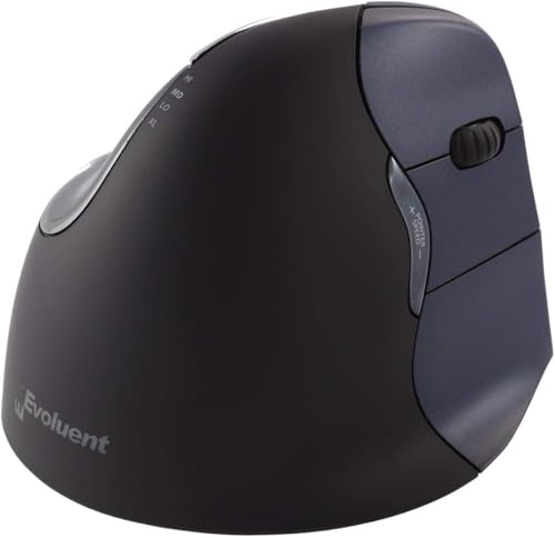 Evoluent VM4RW Vertical Wireless Maus Silber/schwarz, 2, Blau/schwarz Evoluent VM4RW Vertical Wireless Maus Silber/schwarz, 2, Blau/schwarz von Evoluent