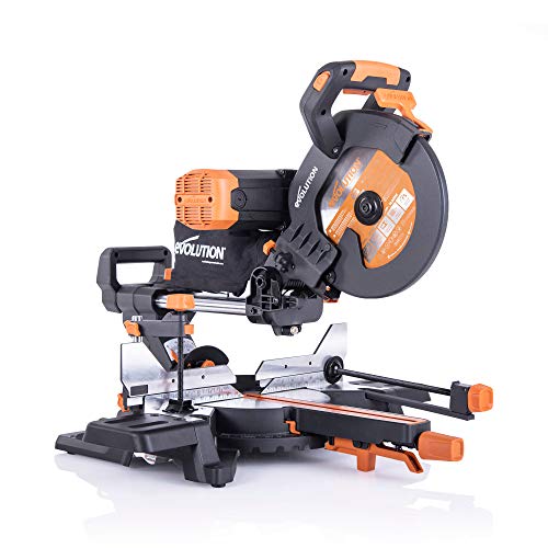 Evolution Elektrowerkzeuge R255SMS-DB+ Mehrzweck-Gleit-Gehrungssäge mit Doppelkippung und Plus-Paket, 255 mm Evolution Elektrowerkzeuge R255SMS-DB+ Mehrzweck-Gleit-Gehrungssäge mit Doppelkippung und Plus-Paket, 255 mm von Evolution Power Tools