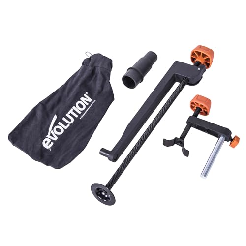 Evolution Power Tools R255SMS 255mm Mitre Saw Accessory Pack with 2 Clamps, Dust Bag and Suction Adapter von Evolution Power Tools