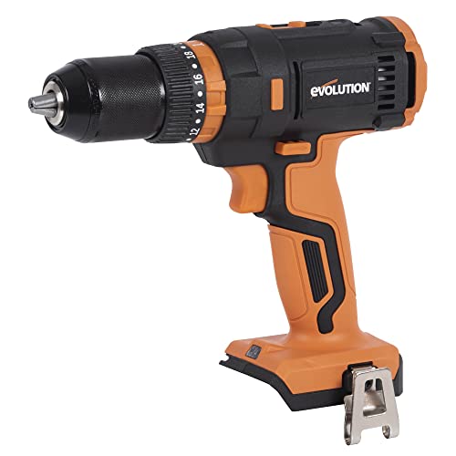 Evolution Power Tools R13CMB-Li Akku-Bohrmaschine mit variabler Drehzahl und Gürtelclip von Evolution