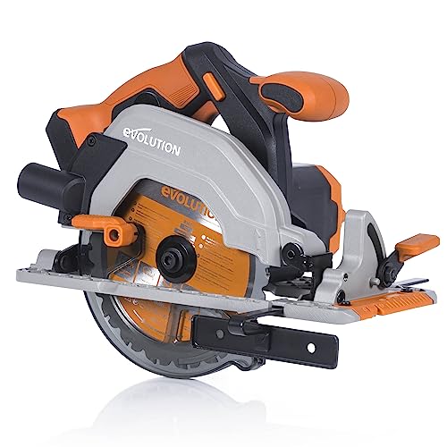 Evolution Power Tools R165CCS Li Akku-Kreissäge mit Mehrzweck-Schneide – 165 mm TCT-Sägeblatt im Lieferumfang enthalten, 3 Jahre Garantie Evolution Power Tools R165CCS Li Akku-Kreissäge mit Mehrzweck-Schneide – 165 mm TCT-Sägeblatt im Lieferumfang enthalten, 3 Jahre Garantie von Evolution Power Tools