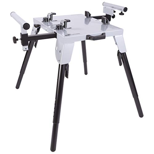 Evolution Power Tools Kappsäge Untergestell | Universeller Anschluss - Passt Für Die Meisten Marken und Kappsägen | Höhenverstellbar 595 - 815 mm | Traglast max. 225kg | Auflagebreite 1060 mm von Evolution Power Tools