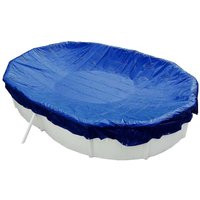 Abdeckplane Oval 623x360 cm Blau mit Übermaß Sommer & Winter Pool Schwimmbad von Evolution