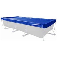 Evolution - Abdeckplane Rechteck 600x300 cm Blau mit Übermaß Sommer & Winter Pool Schwimmbad - blau von Evolution