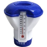 Evolution - Dosierschwimmer klein mit Thermometer bis 4x 20g Tabletten Rund Regulierbar Pool von Evolution