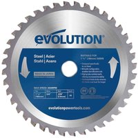 Evolution 185 mm / 40z TCT Widia-Stahl-Sägeblatt für Kettensägen Evolution 185 mm / 40z TCT Widia-Stahl-Sägeblatt für Kettensägen von Evolution