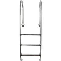 Evolution 3E Einbauleiter eng 3-stufig V2A Edelstahl Pool Handlauf von Evolution